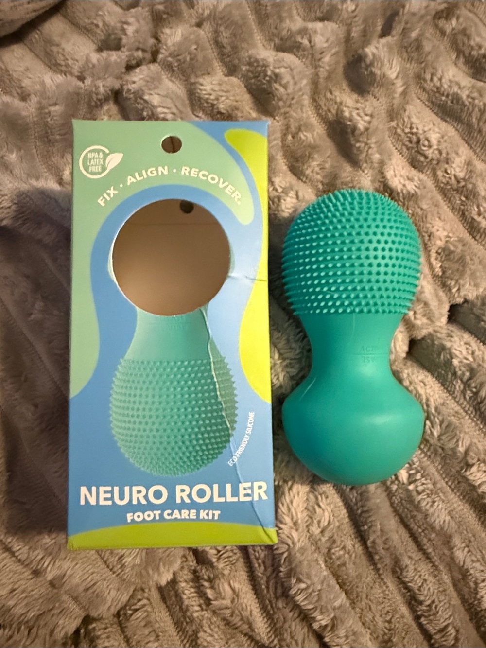 Neuro Roller Foot Massage Tool - Teal